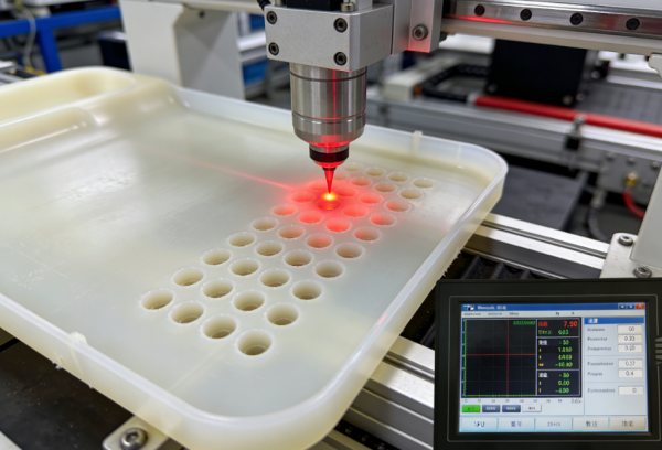 醫(yī)療TPU材料紫外飛秒激光微孔加工 (7)